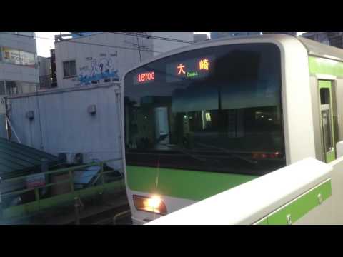JR東日本山手線の内回り大崎行きの代々木発車