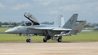 Finnish F-18 Hornet. 2014 NATO Days in Ostrava.