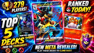 THESE TOP 5 DECKS DOMINATED 276 PLAYERS! 🔥 NEW META FOR RANKED TODAY!