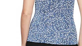 Alex Evenings womens Mandarin Neck Twinset Tank Top and Jacket Petite Regular Dress Shirt,