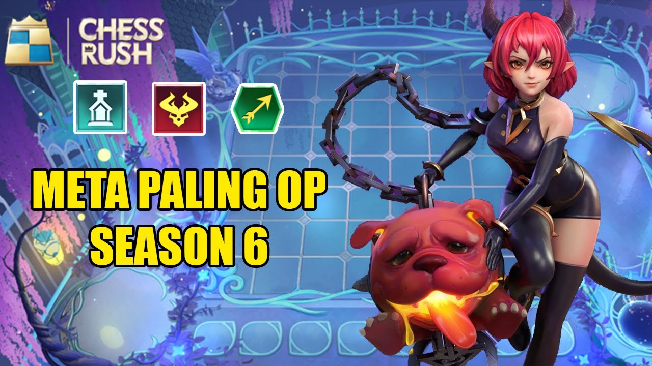 META PARA TOP GLOBAL SEASON 6 AUTO WIN - CHESS RUSH INDONESIA