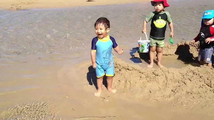 Keith Playing in Mud