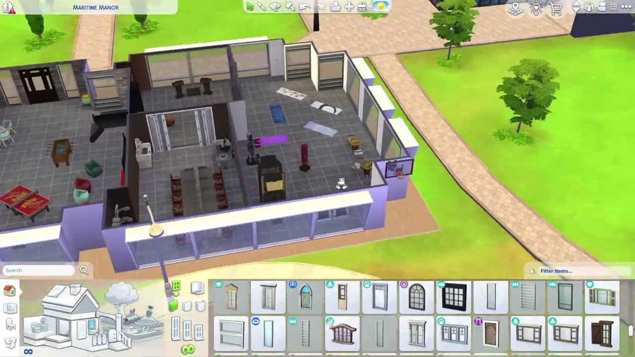 Well, it's university housing (sims 4) (forever save file)(speed build)