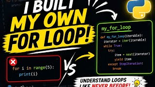 How to Create Your Own for Loop in Python