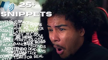 REACTING to all the NEW Juice WRLD Snippets!