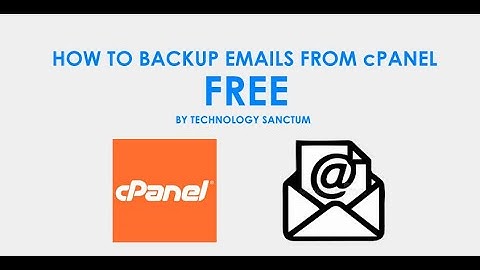How to Backup Emails from cPanel?