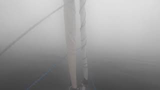 Sailing Melody. Beneteau 41.1 A day in a fog! From Norfolk to Deale in a thick fog and calm waters.