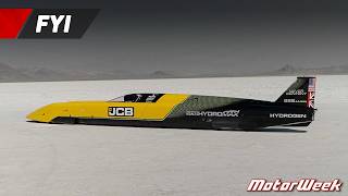 JCB Hydromax Attempts Land Speed Record | FYI