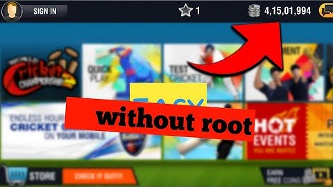 how to hack wcc2 without lucky patcher and without root. easy {Hindi/Urdu} 😉