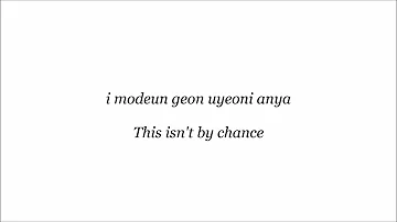 BTS - Serendipity Lyrics  (Romanization & English)