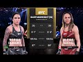 EA Sports UFC 5 Gameplay Norma Dumont vs Alexis Davis