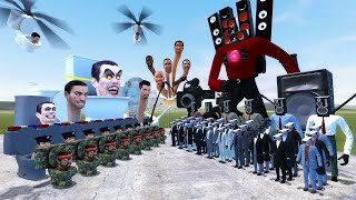 NEW MECHA SPEAKERMAN BOSS VS SKIBIDI DOP DOP TOILET FAMILY In Garry's Mod!