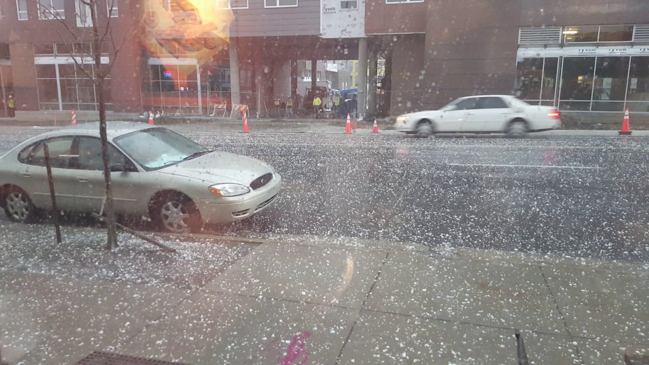 Flash Hail Storm - Denver, CO 5/8/17 - YouTube