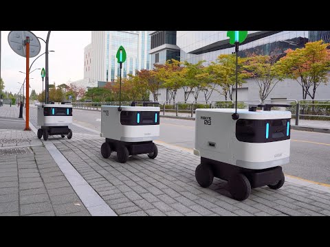 ROBOTIS GAEMI - Outdoor Service Robot | 로보티즈 개미 - video from Robotiz
