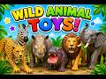 Fun Animal Toys Video 🐘🦛 For Kids &amp; Toddlers
