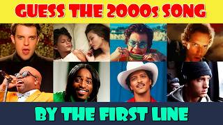 Guess the 2000s Song by the First Line | 2000s Music Quiz