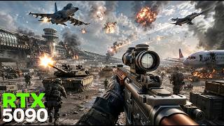 RTX 5090 - Fighter Jets and Tanks: The Airport Siege | Ultra Graphics Gameplay 4K 60FPS Black Ops 6