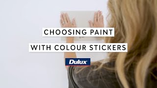 How to choose paint with Dulux Colour Stickers | Three Birds Renovations | Dulux screenshot 4