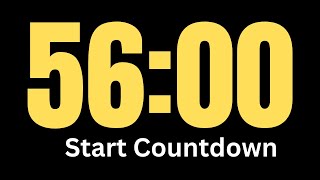 56 Minute Timer │ Countdown Timer 56 Minute │ Silent Timer