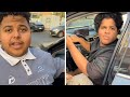حبوبه خايف على سيارة 