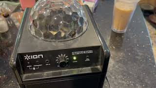 ION Audio Party Power   Portable Bluetooth Speaker System  Review, Lights sync to music! Bluetooth s