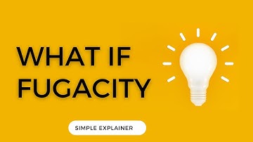 What is fugacity #fugacity