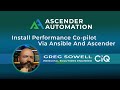 Install Performance Co-pilot Via Ansible And Ascender