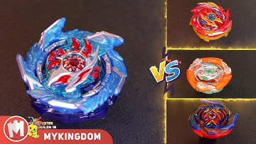 [BEYBLADE BATTLE] B-160 Booster King Helios Zn 1B và các Beyblade khác