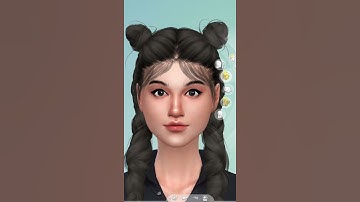 Die Sims 4 CC MAKEOVER Cassandra Goth - CAS CHALLENGE #shorts