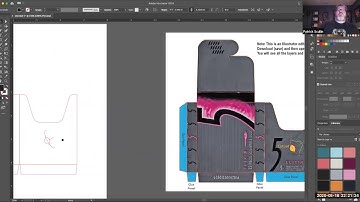 How to Use a Basic Die Line for a Package in Adobe Illustrator.