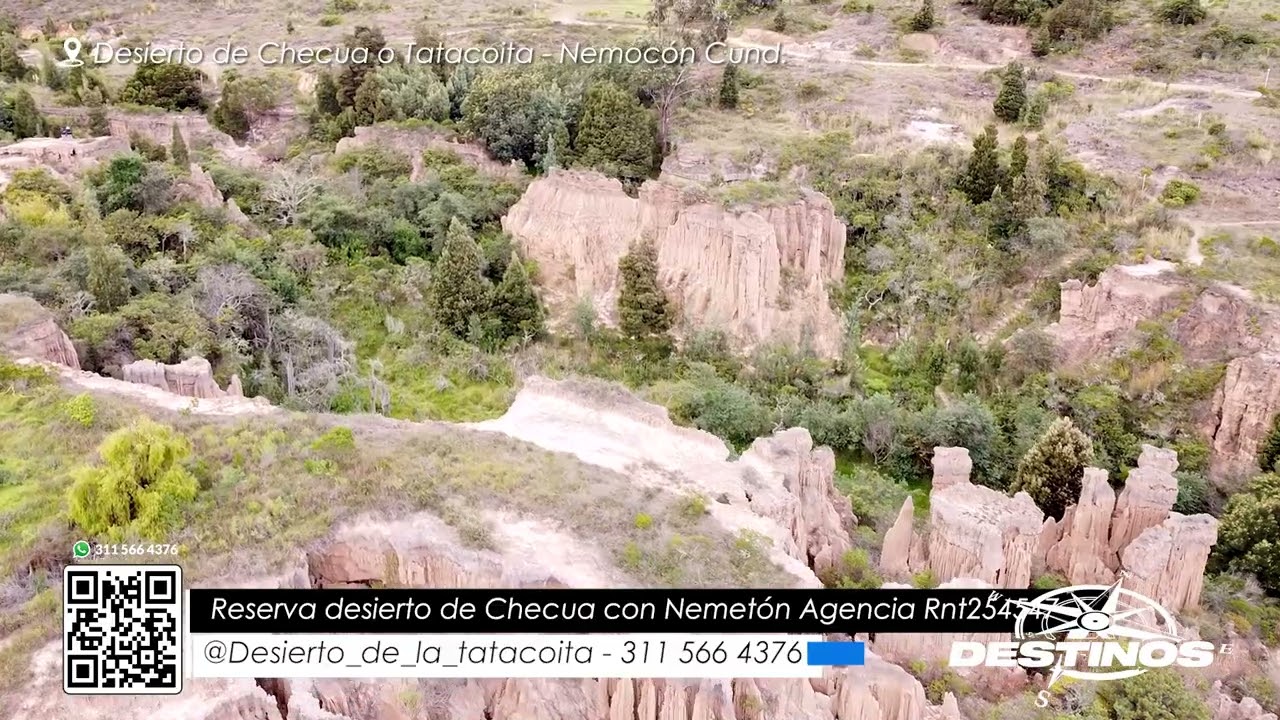 Conoce el #desiertodechecua o de la #tatacoita en #Nemocón #cundinamarca a 45 minutos de #bogotá