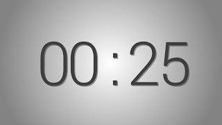 25 Seconds countdown Timer - Beep at the end | Simple Timer (twenty-five sec)