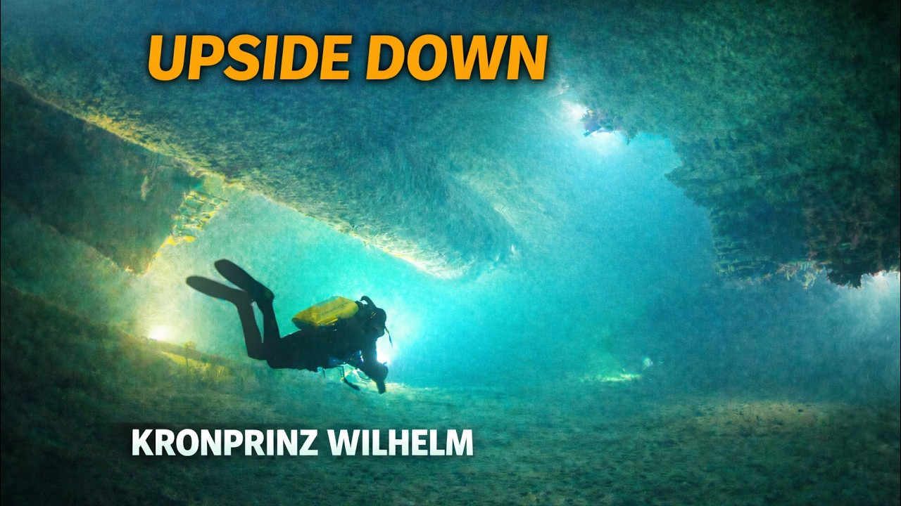 Гибель военного корабля, перевернувшего его вверх дном – исследование авианосца SMS Kronprinz Wil...