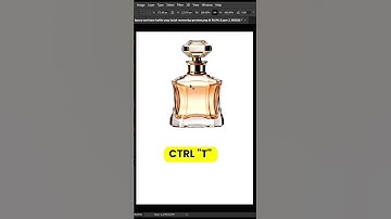 Adobe Photoshop 2025 Tutorials - How to create drop shadow for perfume #photoshop #graphicdesign