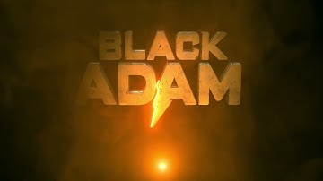 BLACK ADAM TEXT ANIMATION NO PLUG IN After effects