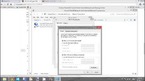 Set a Static IP in Windows 8