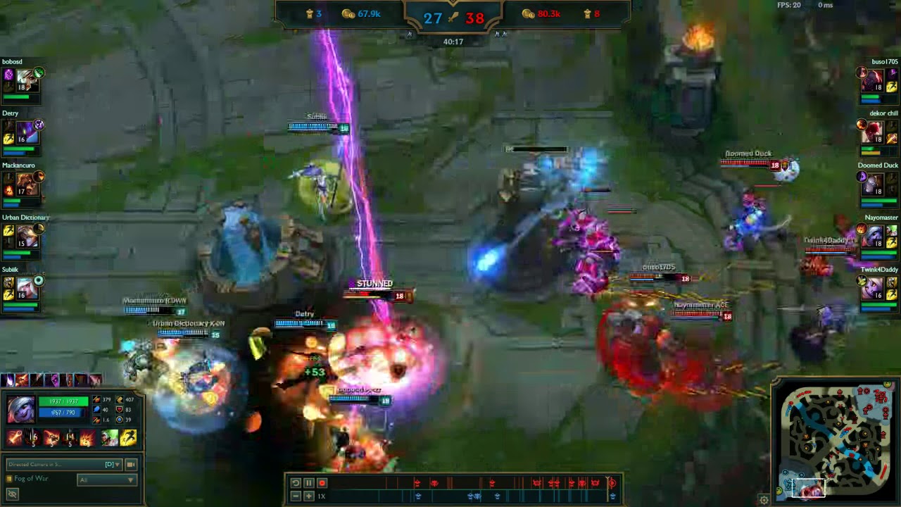 Late game Soraka with Warmogs + 2 forbidden Idol