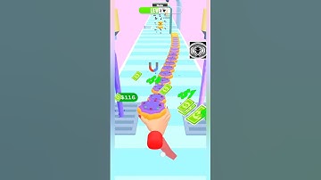 Donut Stack 3D: Run Race Android, ios Mobile Gameplay #Shorts