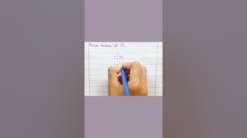 Prime Factors of 77 #shorts