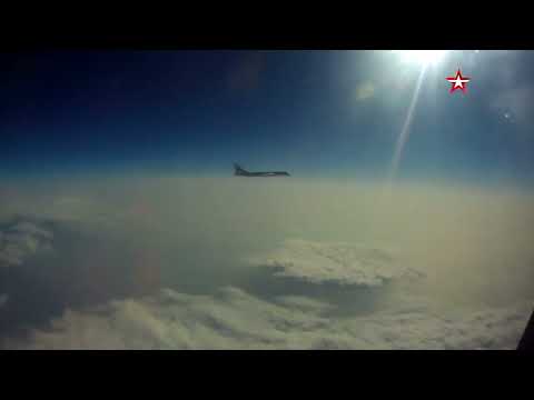 Video of joint patrol of Su-35s of the Russian Federation and bombers of China