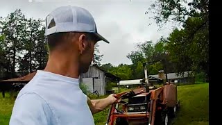 Fixing Overheating Tractor and Plowing Food Plot on the Farm