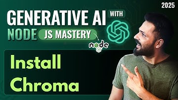 Generative AI with Node JS in Hindi #30 | Setup Chroma DB with Node.js Step by Step