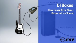 Using DI Boxes in Live Sound Systems