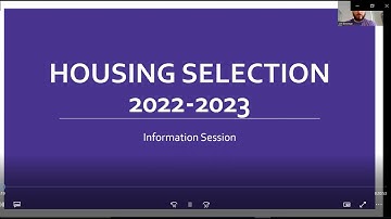 Curry College Housing Selection Info Session for 2022-2023