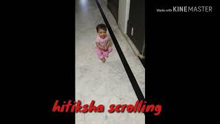 Cute scrolling baby