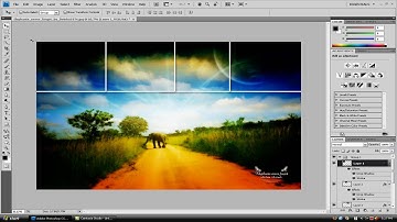 Adobe Photoshop CS4 Extended: Cool Background Effect Tutorial