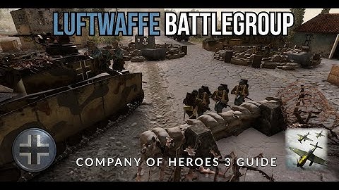 How-to Luftwaffe Battlegroup | COH3 Wehrmacht Guide