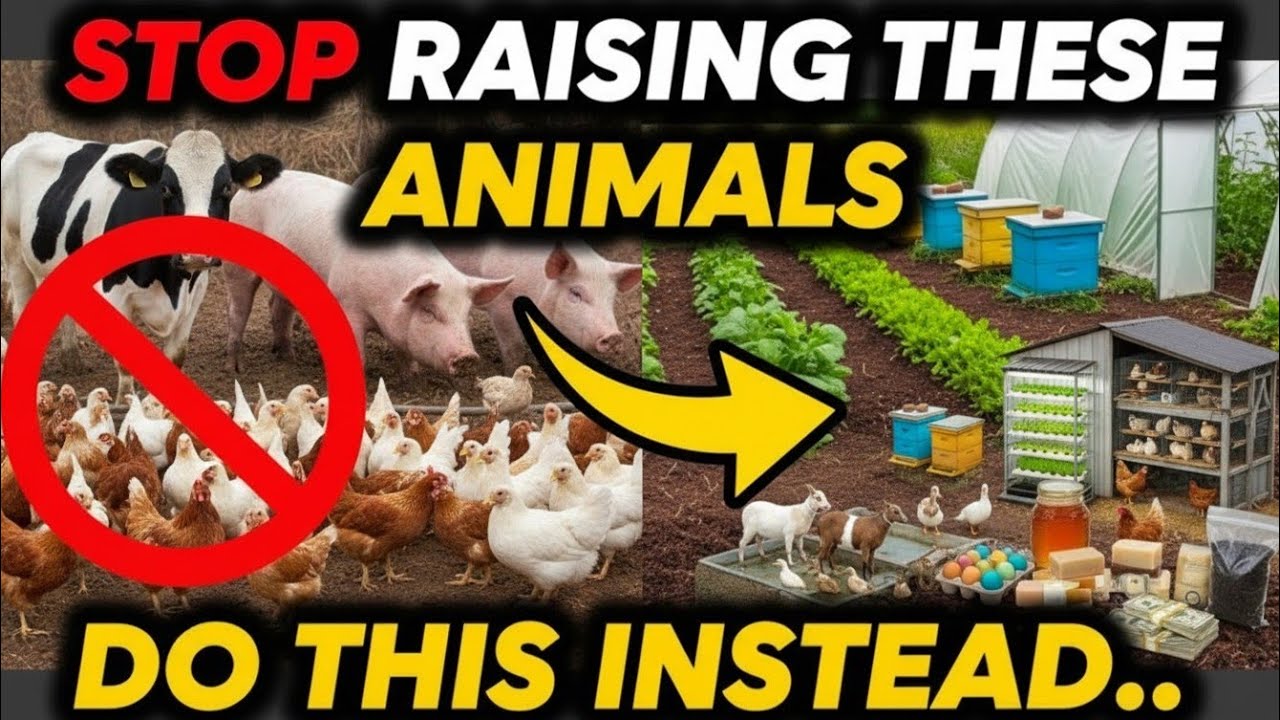 Stop Raising These Common Farm Animals on 1/2 Acre - Do This Instead to Double Your Profit