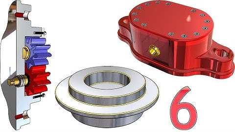6- Project 16 |Hydraulic Wall Gear Pump| SolidWorks Tutorial :  bushing 2