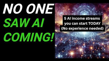 5 AI Income Streams You Can Start TODAY (No Experience Needed)